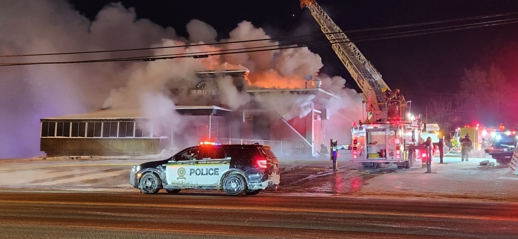 Incendie au restaurant La Brute du Coin